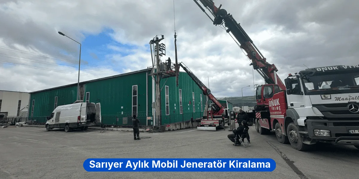 Sarıyer Aylık Mobil Jeneratör Kiralama
